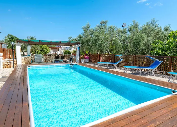 度假居 Antico Trullo Pasquale Con Piscina 奥斯图尼